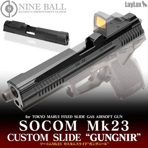 LayLax  - Nineball TM Mk23 (NBB) Gungnir Custom Optic Compatible Slide