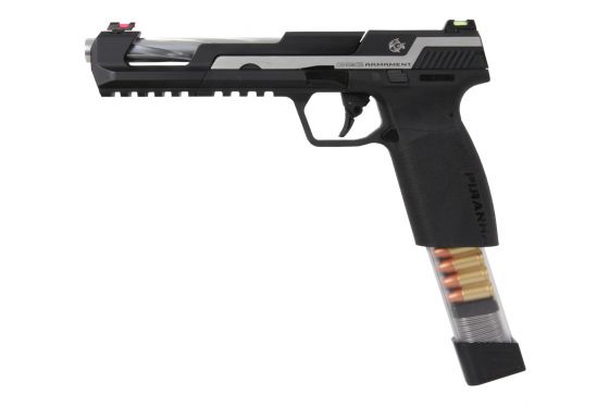 G&G Piranha SL Silver Gas Blowback Airsoft Pistol