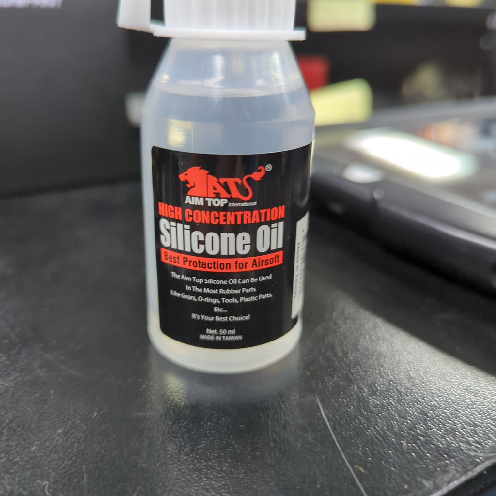 AIM Top High Concentration Silicone Oil Lubricant for Airsoft GBB AEG (50ml)