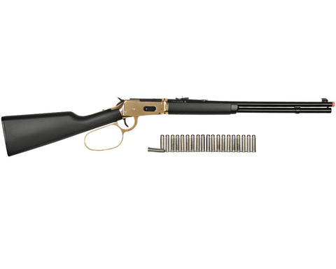 Elite Force Legends Limited Edition Saddle Gun Lever Action Airsoft Rifle - Black/Gold