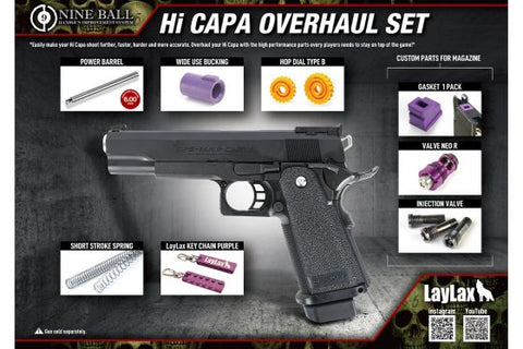 LayLax NINE BALL Hi Capa Pistol Overhaul Set