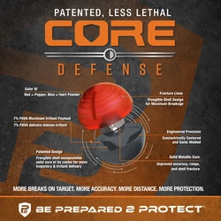 P2P Core Defense Rounds .68 Cal 10 ct Tube