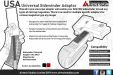 Airtech Studios - Universal Adapter Black (Odin M12)
