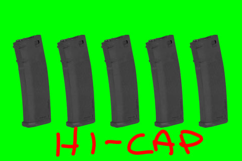 SPECNA ARMS: 380rds S-Mag HI-Cap AEG magazine (Black) Single
