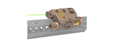 AN/PEQ-15 L.E.D. WHITE LIGHT +  LASER w/IR LENS (BODY COLOR: BLACK)