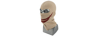 AMA Full Face Protection "Joker" Balaclava Mask - TAN