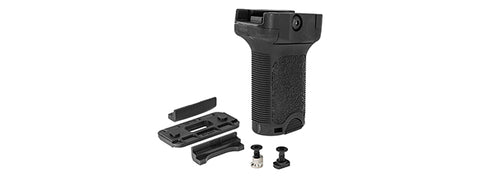 Atlas Custom Works BCM Vertical Grip for Picatinny, Keymod, & M-LOK (Black)