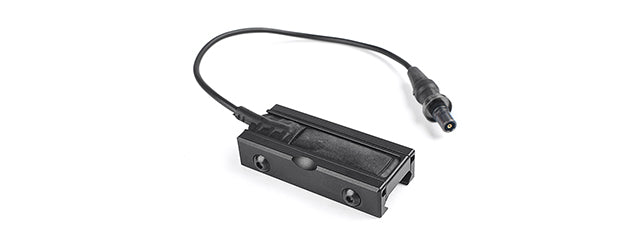Atlas Custom Works -  Picatinny Rail Mount for Flashlight Pressure Switches - Black