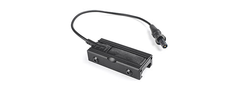 Atlas Custom Works -  Picatinny Rail Mount for Flashlight Pressure Switches - Black