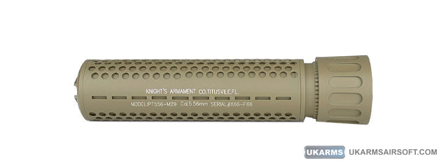Atlas Custom Works KAC CQB QD Mock Silencer with Flash Hider (Color: Black)
