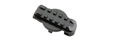 Atlas Custom Works -CYMA MP5K Picatinny M1913 Rail Stock Adapter AEG Series - (Black)
