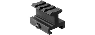AIM SPORTS AR-15 HIGH PROFILE 1" ALUMINUM RISER MOUNT - BLACK