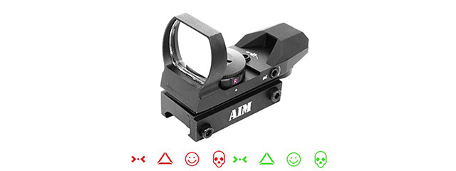 AIM SPORTS WARFARE EDITION DUAL ILLUMINATED PANORAMIC AIRSOFT RED DO