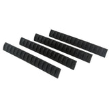 Amarok Rubber MLOK Rail Cover Set - 2 Short/2 Long