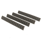 Amarok Rubber MLOK Rail Cover Set - 2 Short/2 Long
