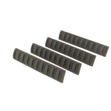Amarok Rubber MLOK Rail Cover Set - 2 Short/2 Long