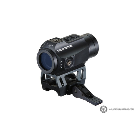 Lancer Tactical -  1X25 2 MOA Red/Green Dot Sight w/ QD Riser Mount