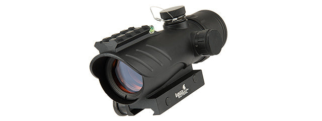 LANCER TACTICAL - ENCLOSED RED DOT SIGHT W/ TOP OPTIC RAIL (BLACK)
