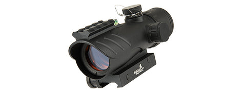 LANCER TACTICAL - ENCLOSED RED DOT SIGHT W/ TOP OPTIC RAIL (BLACK)