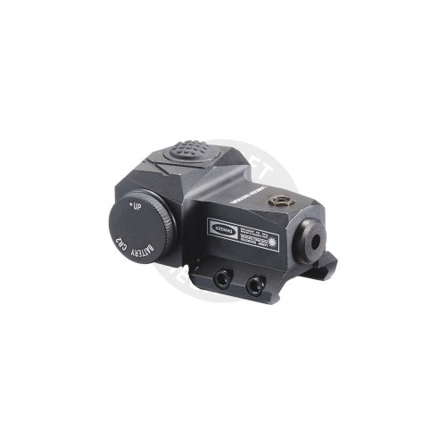 Lancer Tactical Picatinny Single Button Green Laser - (Black)