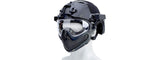 G-Force Pilot Full Face Helmet w/ Steel Mesh Face Guard