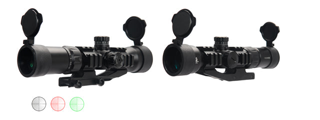 CA-413B  ( 1.5-5x40MM )  TRI-ILLUMINATED SCOPE w/1PC SCOPE MOUNT