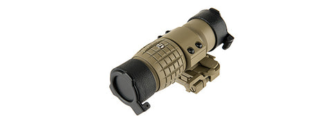 LT :ADJUSTABLE MAGNIFIER 1-3x   w/ QD MOUNT (TAN)