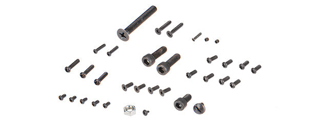 DB-VSL-10-LS FULL SET OF AIRSOFT SCREWS FOR VSR-10 AIRSOFT RIFLES