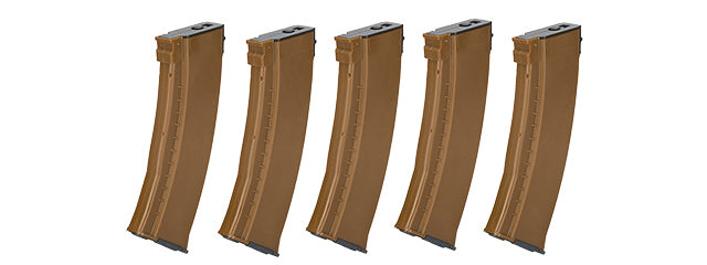 E&L 5X 74N MID-CAP 120RDS AEG MAGAZINE BOX SET