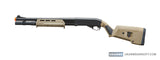Golden Eagle Airsoft M870 MP M-LOK Style 3/6-Shot Pump Action Gas Shotgun - Tan with Shell Holder