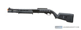 Golden Eagle Airsoft M870 MP M-LOK Style 3/6-Shot Pump Action Gas Shotgun - Tan with Shell Holder