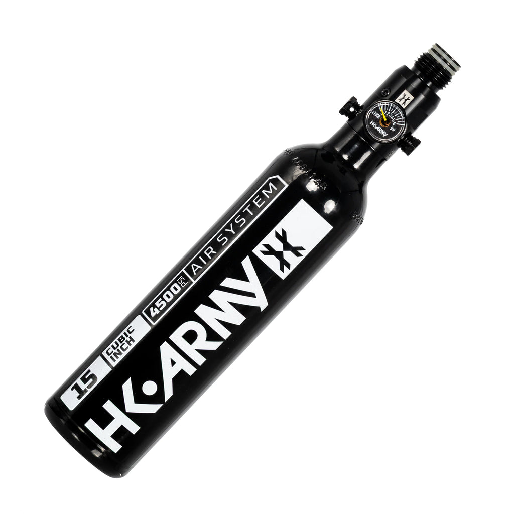 HK ARMY : 15ci / 4500psi Aluminum Compressed Air Tank - Black