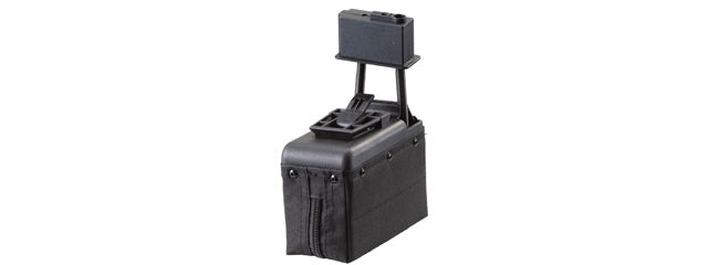 Atlas Custom Works Electric Winding 1500 Rds /  Box Magazine Airsoft M249 Series AEG (Color: Black)