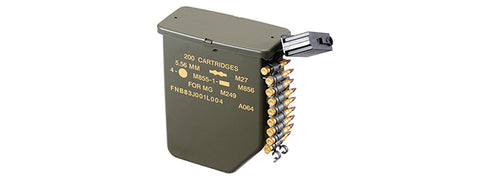 Atlas Custom Works - A&K M249T 2500Rd Electric Winding Airsoft Drum Magazine - (Tan)