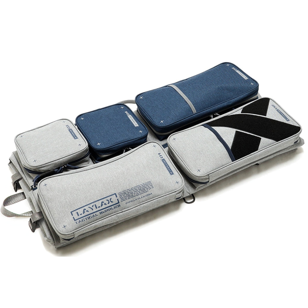 Laylax Satellite Collapsible Container and Gun Case (Color: Navy / Gray),