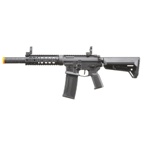Lancer Tactical Gen 2 M4 SD Carbine Airsoft AEG Rifle w/ Ambidextrous NSR Receiver, NSR Stock & Mock Suppressor - (Black)