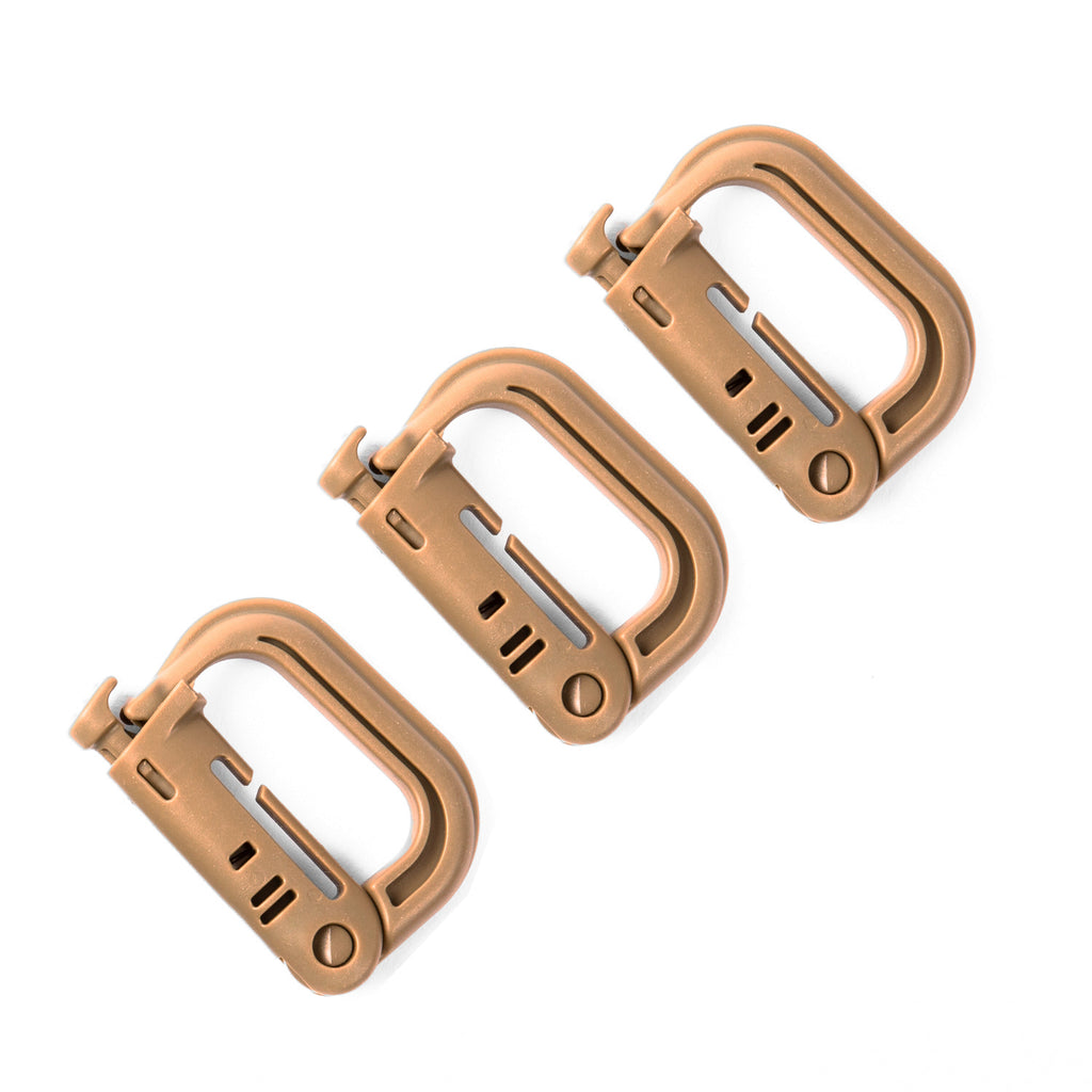 NOVRITSCH - Locking D-Ring for Molle - Tan