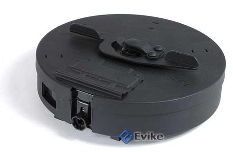 Cybergun - 450 rd Hi-Cap Drum Magazine for Tokyo Marui Compatible Thompson Series Airsoft AEG