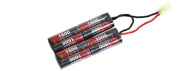 ICS NIMH 9.6V Butterfly BATTERY HIGH PERFORMANCE NICKEL BATTERY FOR AIRSOFT ELECTRIC GUNS