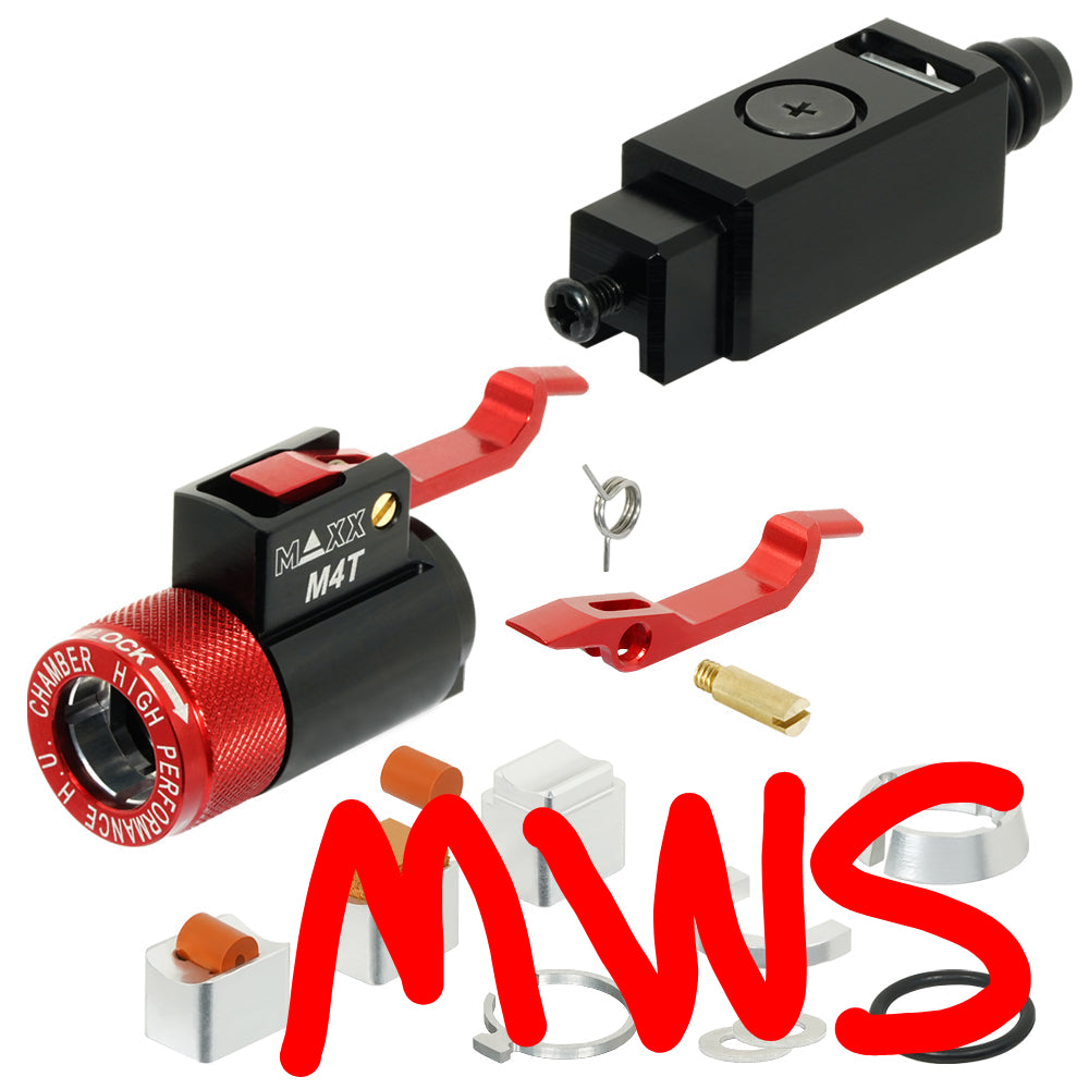 MAXX - CNC Aluminum Hopup Chamber/Adjuster M4T (for TM MWS M4)