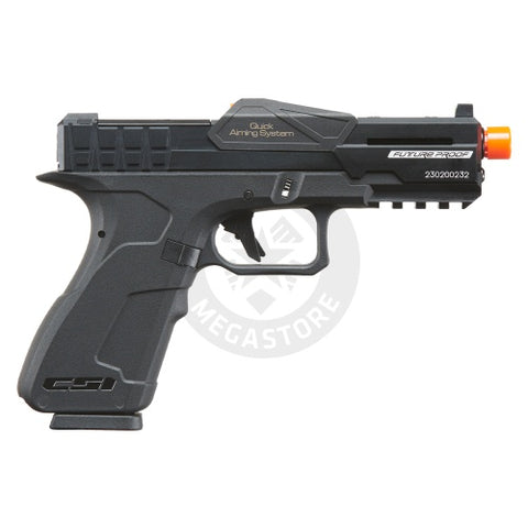Poseidon CSI XG8 Gas Blow Back Aluminum Pistol - METAL/BLACK