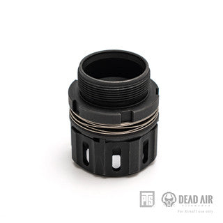 PTS : Dead Air - Flash hider / Muzzle Brake QD Adapter for KeyMicro & KeyMo Mock Suppressor Airsoft