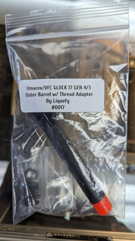 Umarex / VFC GLOCK 17 GEN 4/3 Outer Barrel w/ Thread Adapter - by Liquefy