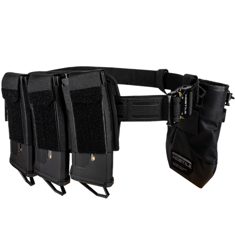 HK ARMY : Quick Click Molle Belt - Black (Fits up to 42” Waist)