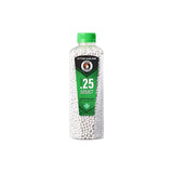 5) Lancer Tactical -  5050 Round Streamline Competition Grade Outdoor BB Bottle (Color: White)
