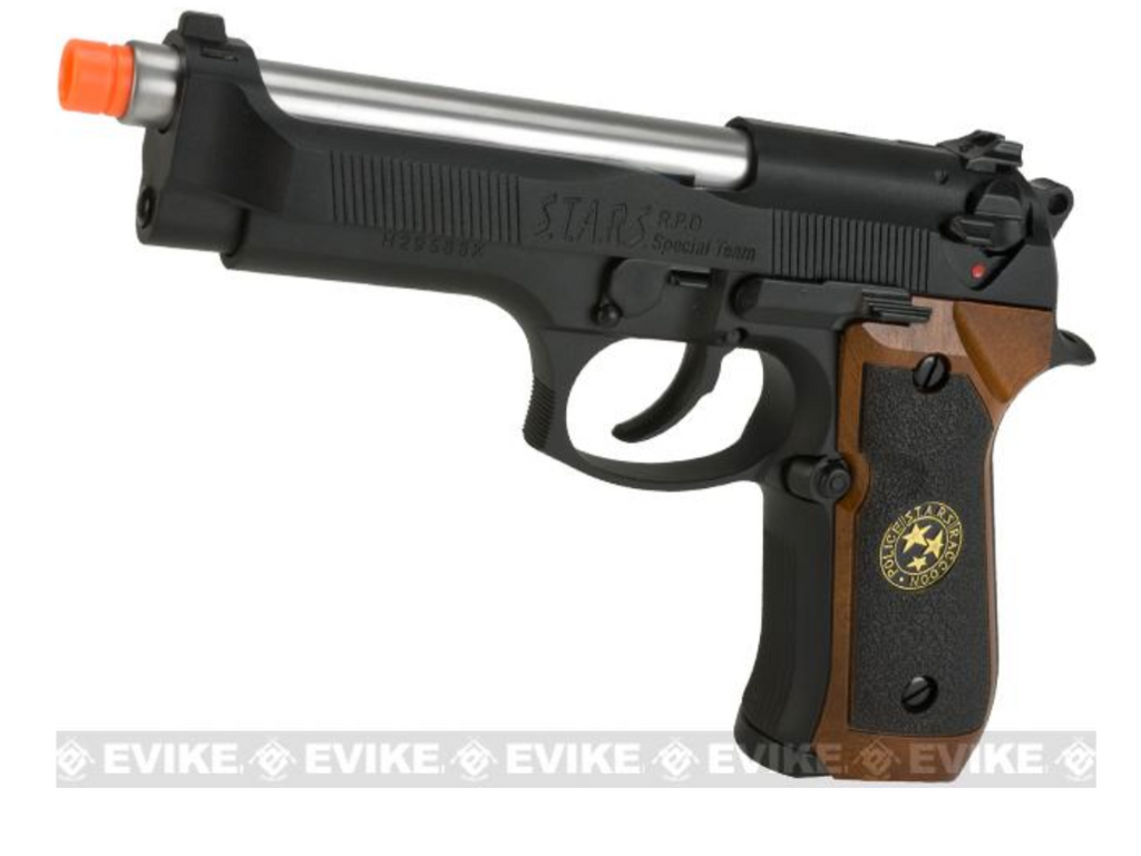 WE Tech RPD Biohazard Samurai Edge M92 GBB Airsoft Pistol (BLACK) semi-only
