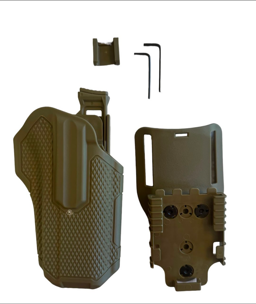 HPA -T-SERIES L2D LEVEL 2  DUTY HOLSTER (Diamond Plate)