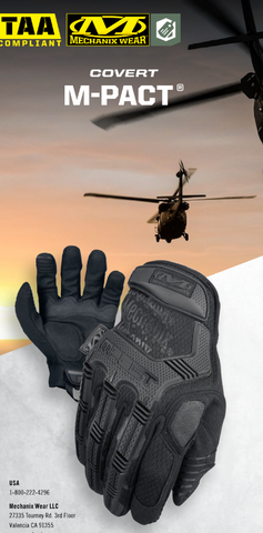Mechanix Wear : TAA Covert M-Pact Impact Gloves