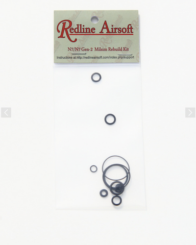 Redline Airsoft - N7 Gen-2 & N7 Milsim Gen-2 Rebuild | O-Ring Kit