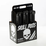 HK ARMY - SKULL PAINTBALL POD - HIGH CAPACITY 150 ROUND - BLACK/BLACK